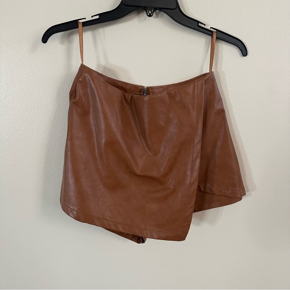 She + Sky Dresses & Skirts - She + Sky Leather Skort Size Small